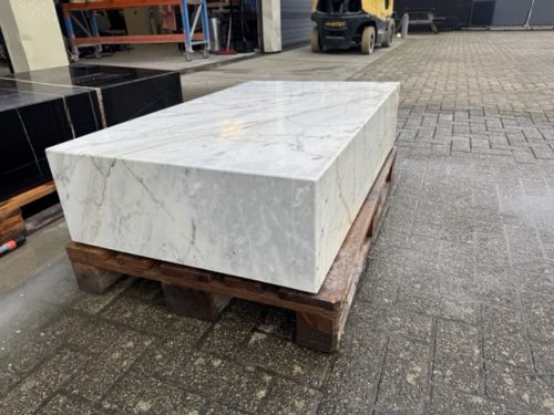 Bloktafel wit Calacatta Gold