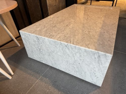 Bloktafel Wit Bianco Carrara